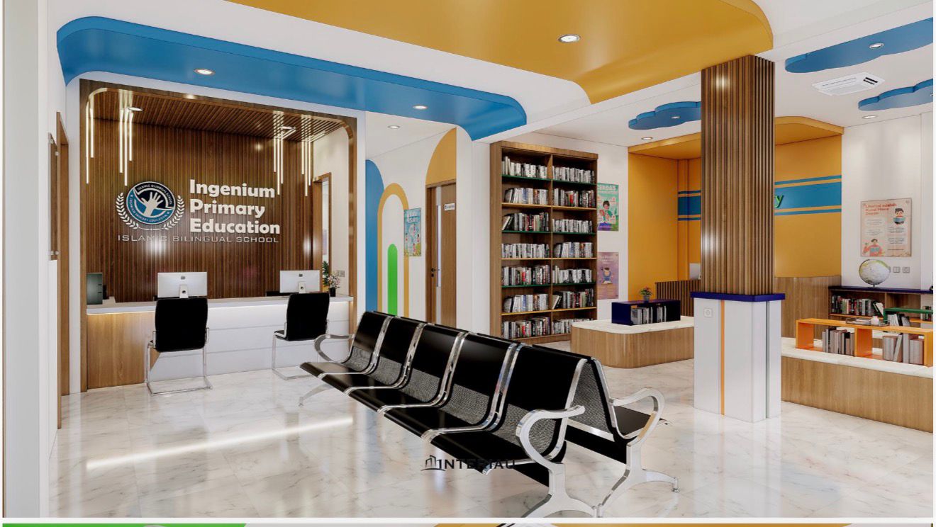 Modern school library