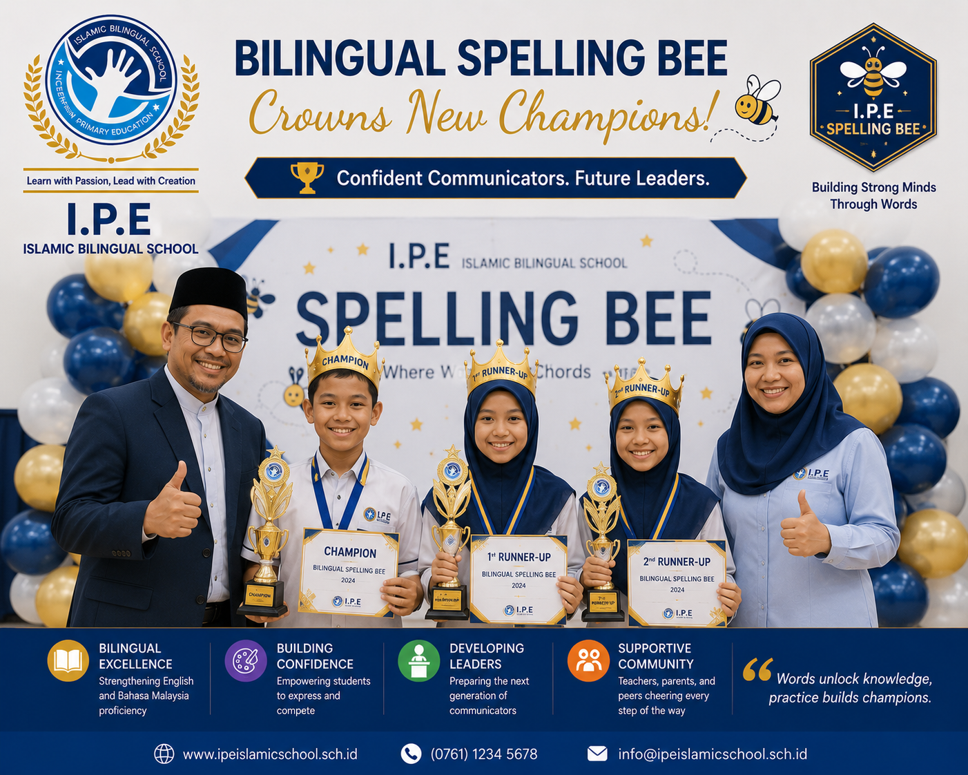 Bilingual spelling bee crowns new champions